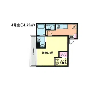 フォルテーヌ【3階】の間取り