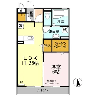 アネックス3号棟【1階】の間取り