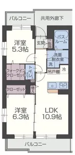 ブルーローズII【3階】の間取り