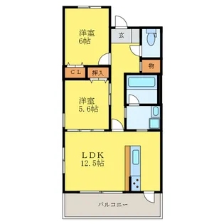 エスポワール【3階】の間取り