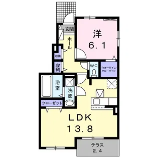 グランフォーレ A【1階】の間取り