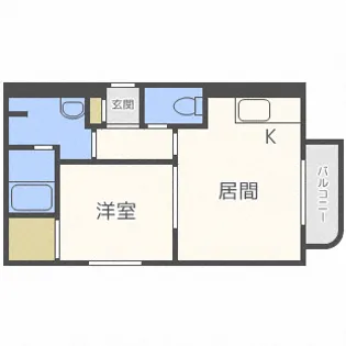 フィレントI【1階】の間取り