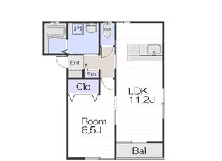 カルミアA【2階】の間取り