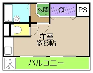 光マンション【4階】の間取り