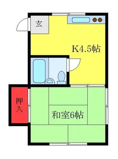 タマハイツ【2階】の間取り