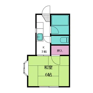 1Kの間取り画像