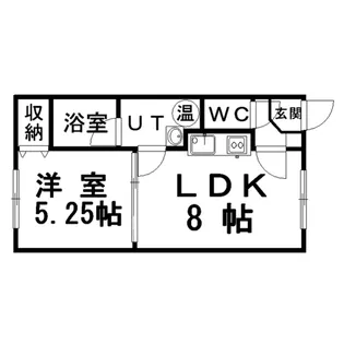 ミントミルキーウェイ【1階】の間取り