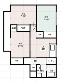 高知県高知市高須新木【アパート】の間取り