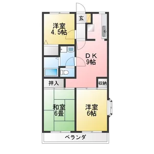 フレシールM2【2階】の間取り