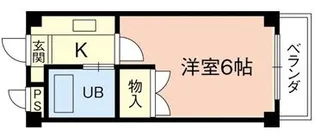 コスモハイツ【2階】の間取り