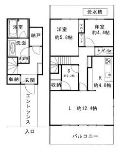 Nord西荻窪【2階】の間取り