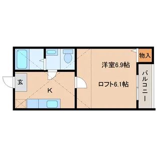 stage 上谷刈【1階】の間取り