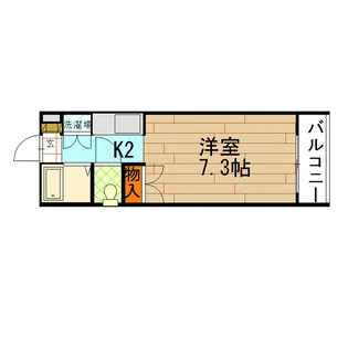 M&Fビル【6階】の間取り