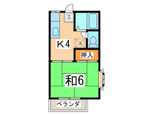 森崎パーク三栄III【2階】の間取り