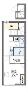 レオパレスグランメール【2階】の間取り