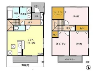 静岡県浜松市中央区助信町【一戸建】の間取り
