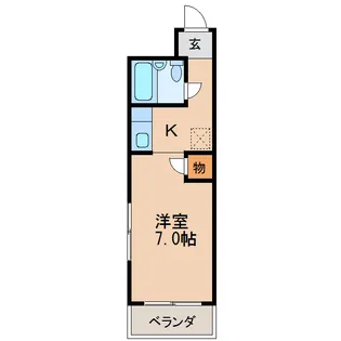 第二戸嶋屋ビル【4階】の間取り