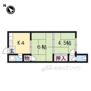 川端マンション【2階】の間取り