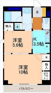 ファーストレーベン彦三ANNEX【3階】の間取り