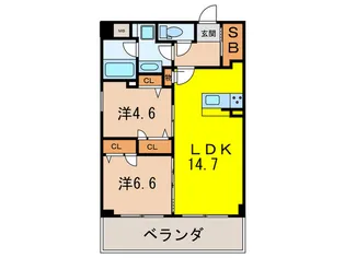 CASA MADONNA VII【5階】の間取り