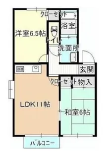 レジデンス恵【2階】の間取り