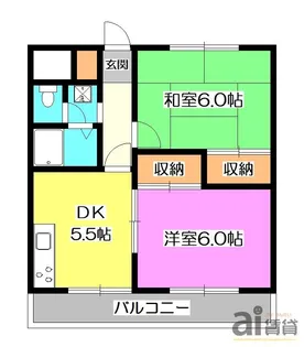 埼玉県所沢市東所沢5【マンション】の間取り