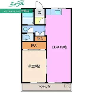 林ビル【2階】の間取り