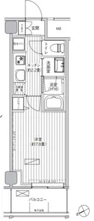 ヒューリック浅草橋江戸通【8階】の間取り