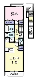 東京都練馬区石神井町4【アパート】の間取り