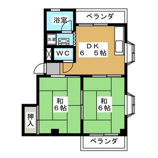 メゾンドールIII【2階】の間取り