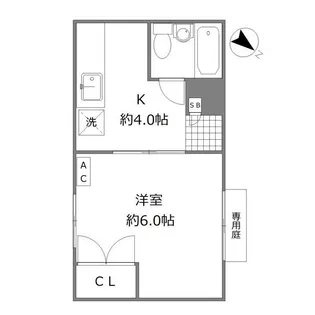 和泉ファミリオF【1階】の間取り