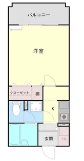 神奈川県厚木市関口【マンション】の間取り