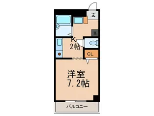カ-ルトンハウス【3階】の間取り