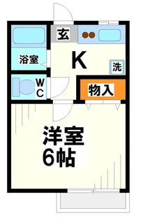 フラットハウス【1階】の間取り