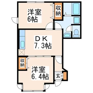 エスペランサ21【1階】の間取り