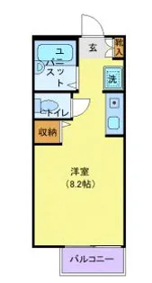 オゼットワールB【2階】の間取り