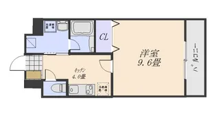 アンフィニ河原町【7階】の間取り