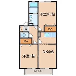 リヴェール新倉敷【2階】の間取り