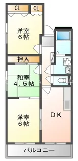 グレースシャトー【2階】の間取り