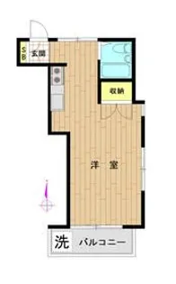 コーポ ワタナベ【2階】の間取り