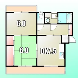 東京都八王子市西寺方町【マンション】の間取り