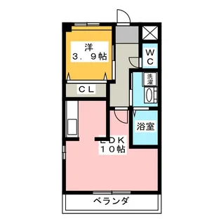 花水木 II【1階】の間取り