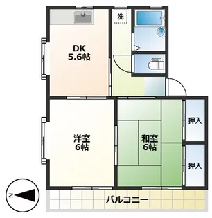 センタープラザ中本【1階】の間取り