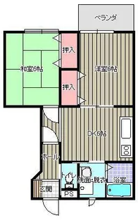 山形県山形市南館西【アパート】の間取り