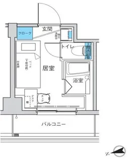 キャンパスヴィレッジ椎名町【2階】の間取り