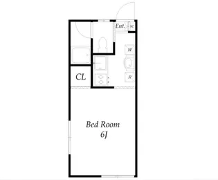 神奈川県横浜市保土ヶ谷区常盤台【アパート】の間取り