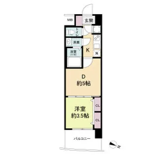 2Kの間取り画像