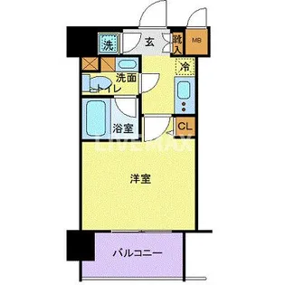 レジディア大森【6階】の間取り