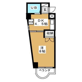 メゾン野村【4階】の間取り