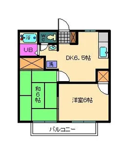 フレンズ長谷川A【2階】の間取り